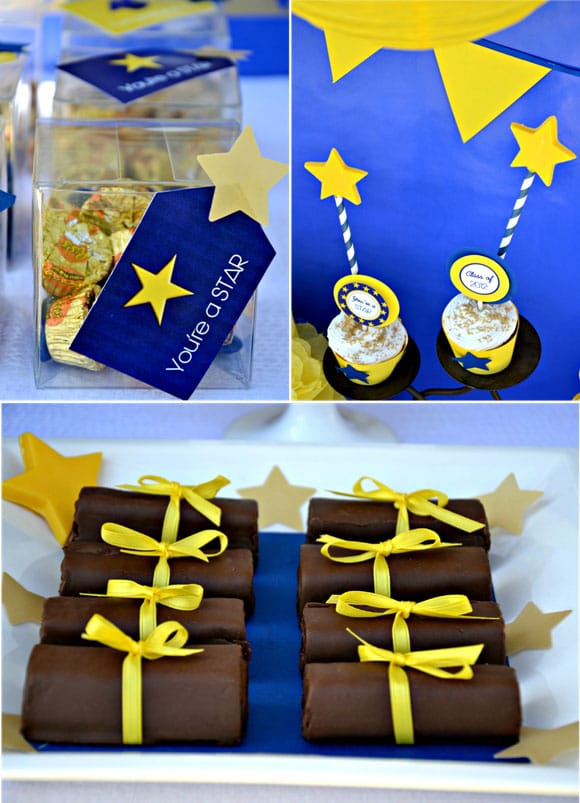 graduation party printables party ideas party supplies star party food ...