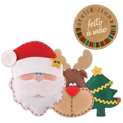 Enfeites de Natal de Feltro - Lojas Linna